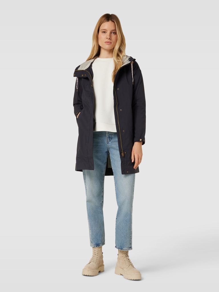 G.I.G.A. DX Women's Casual functioneel jack in donslook met afritsbare capuchon - Uyaka Stripe, ice-blue, 36, 34313-000