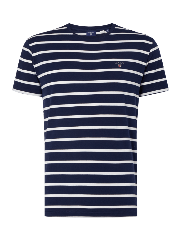 Gant TShirt mit Streifenmuster (marineblau) online kaufen