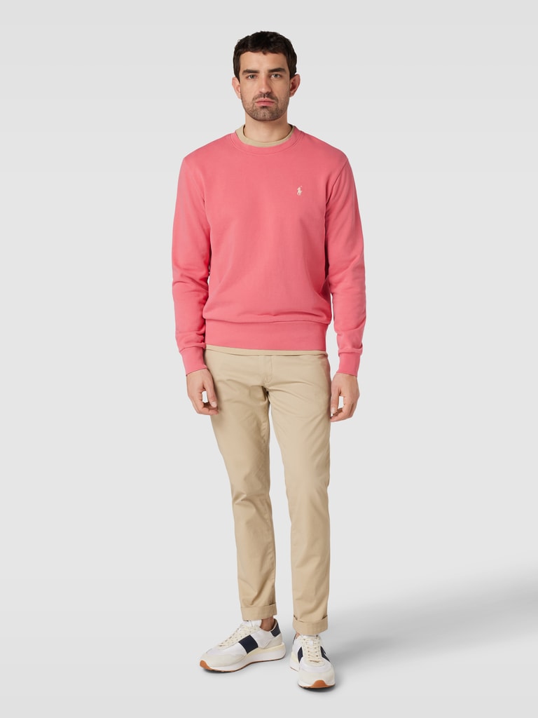 Sweatshirt in Polo-Optik main image 1