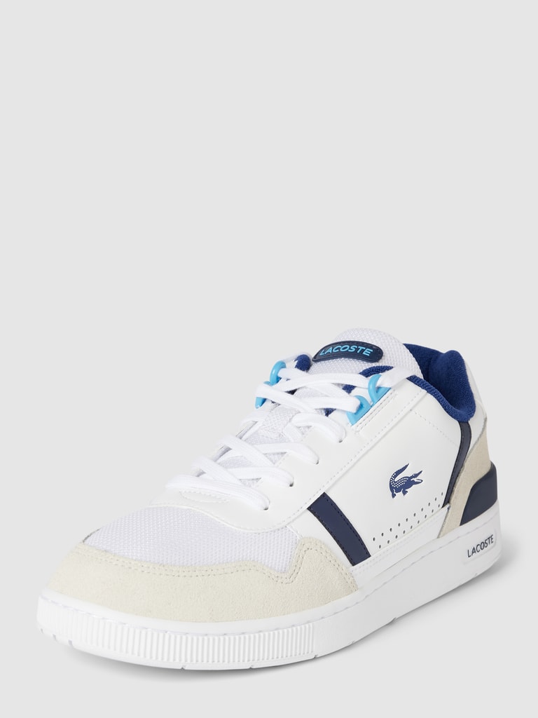 T Clip Lacoste Schuhe Auf Rechnung Lacoste Ledersneaker Mit