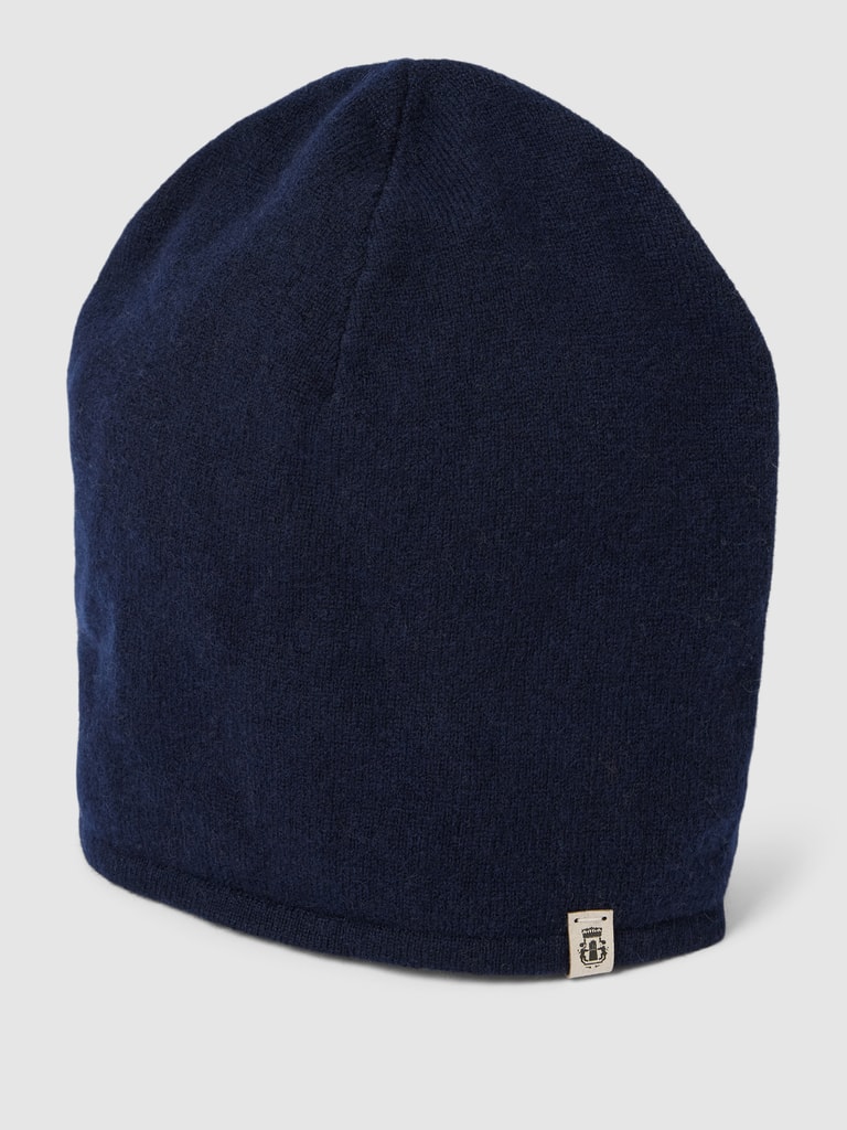 Kup Online Roeckl Czapka Beanie Z Kaszmiru Z Detalem Z Logo Granatowy