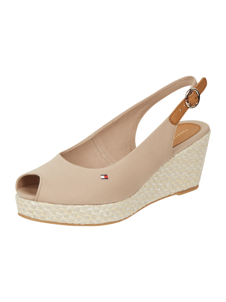 Tommy hilfiger peep toe wedge discount