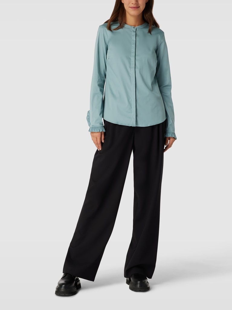 MOS MOSH Blouse met maokraag, model 'Mattie' in mintgroen online kopen ...