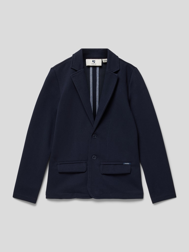 Garcia 2-knoops colbert met reverskraag in blauw online kopen | P&C
