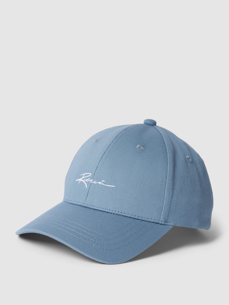 REVIEW Basecap mit Label-Details (hellblau) online kaufen