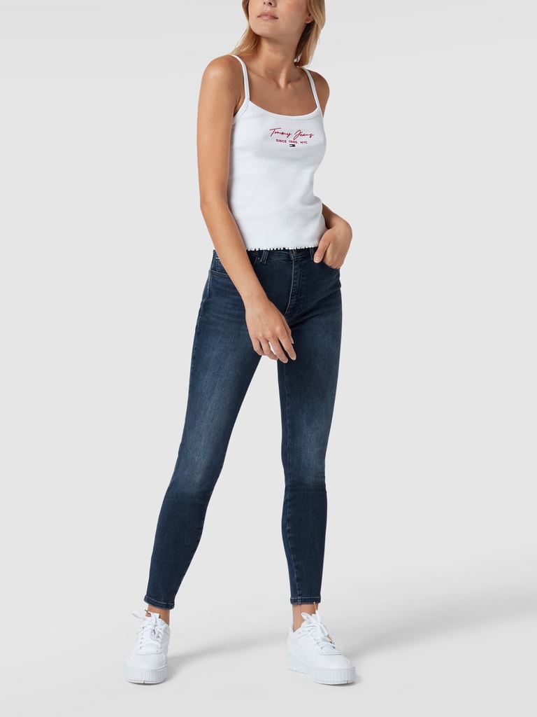 Tommy Jeans Slim Fit High Waist Jeans (dunkelblau) online kaufen