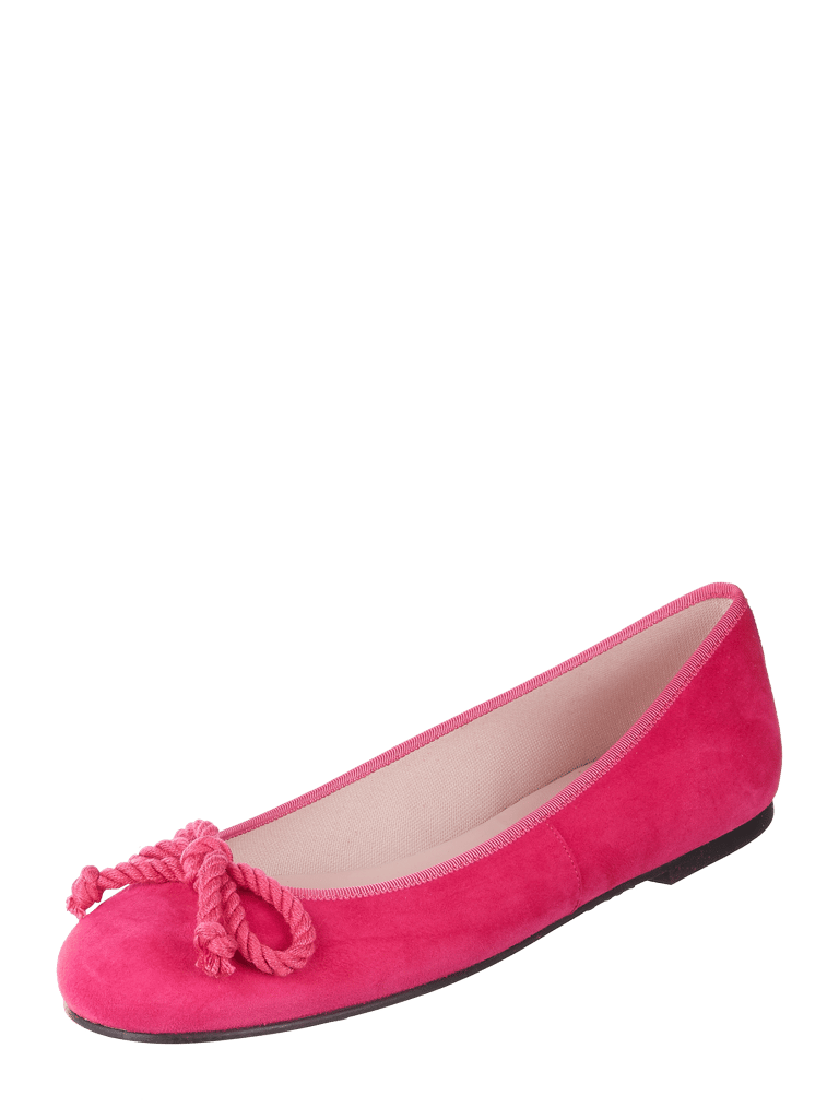 Pretty Ballerinas Ballerinas Aus Veloursleder Fuchsia Online Kaufen