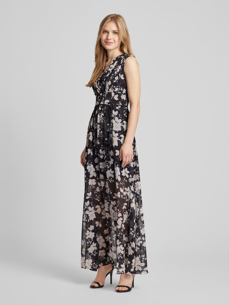 Guess ilenia  green print dress W6RK37WJ712 - PM6A- magnolia