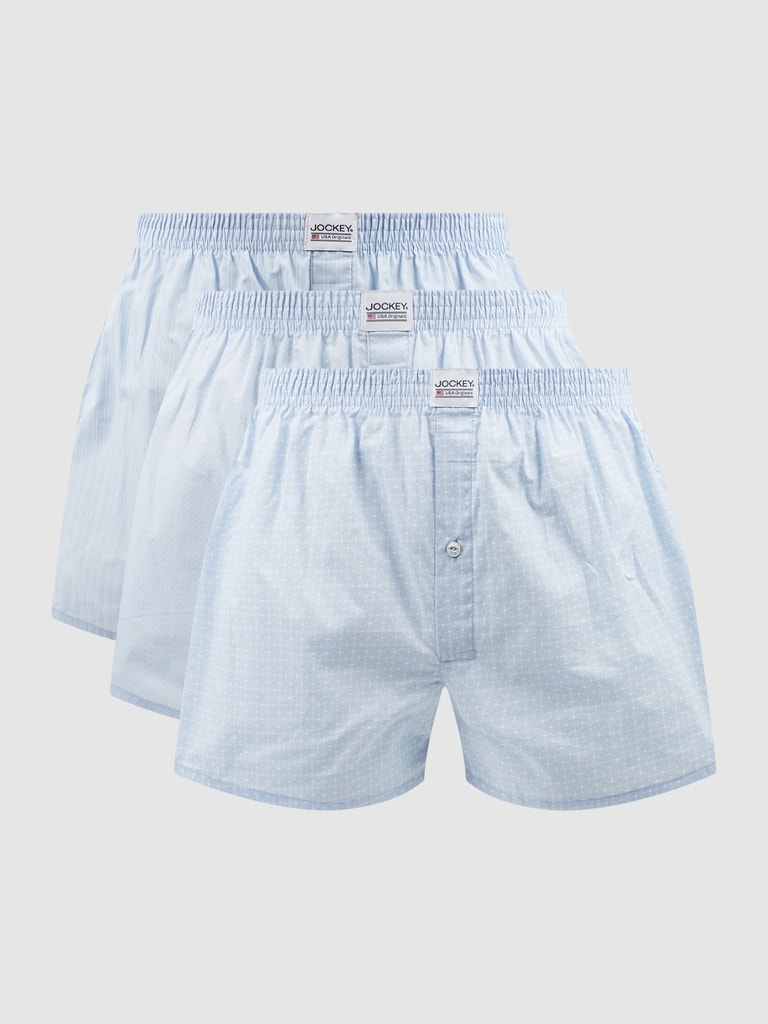 Jockey Herren-Boxershorts Aus Bio-Baumwolle – 3er-Pack, Lange Beine, Weich Und Stretchig
