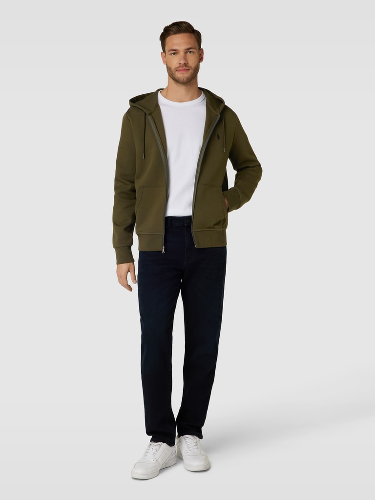 aged olive lerros sweatjacke