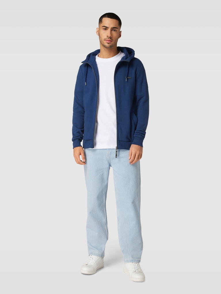 Ragwear Letty Intl. XS-6XL Lichte sweat-overgangsjas voor dames, lang, winddicht, met capuchon, Navy23, M
