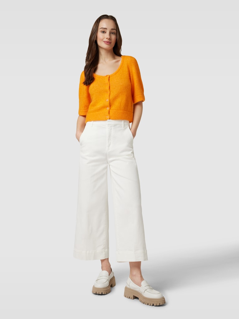 Gestuz Cardigan met boothals, model 'Alpha' in oranje online kopen | P&C