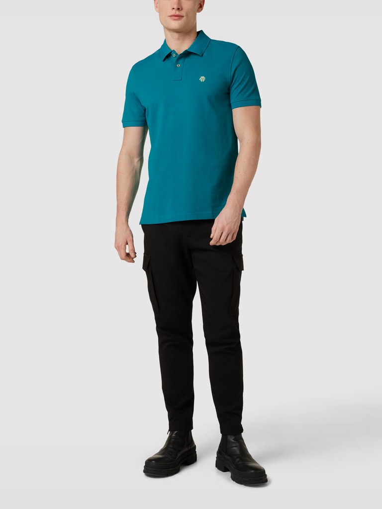 MCNEALPoloshirt mit Logo-Stitching in smaragdgrün