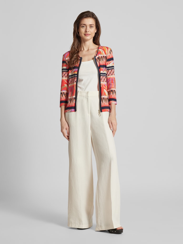 Betty Barclay Shirt met 3/4-mouwen en tweewegsritssluiting in rood ...