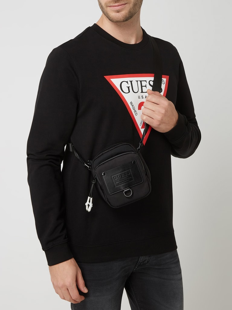 GUESS Factory Caracara Damen Umhängetasche - Kunstleder Mit Golddetails