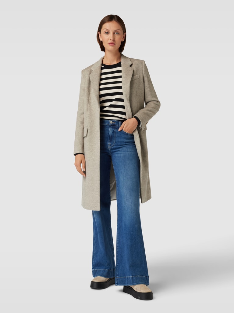 BOSS Mantel Aus Woll Kaschmir Mix Modell Catara taupe Online Kaufen
