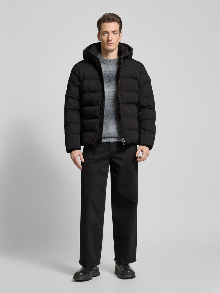 Wellensteyn Regular Fit Steppjacke mit Kapuze Modell 'BLACKBIRD