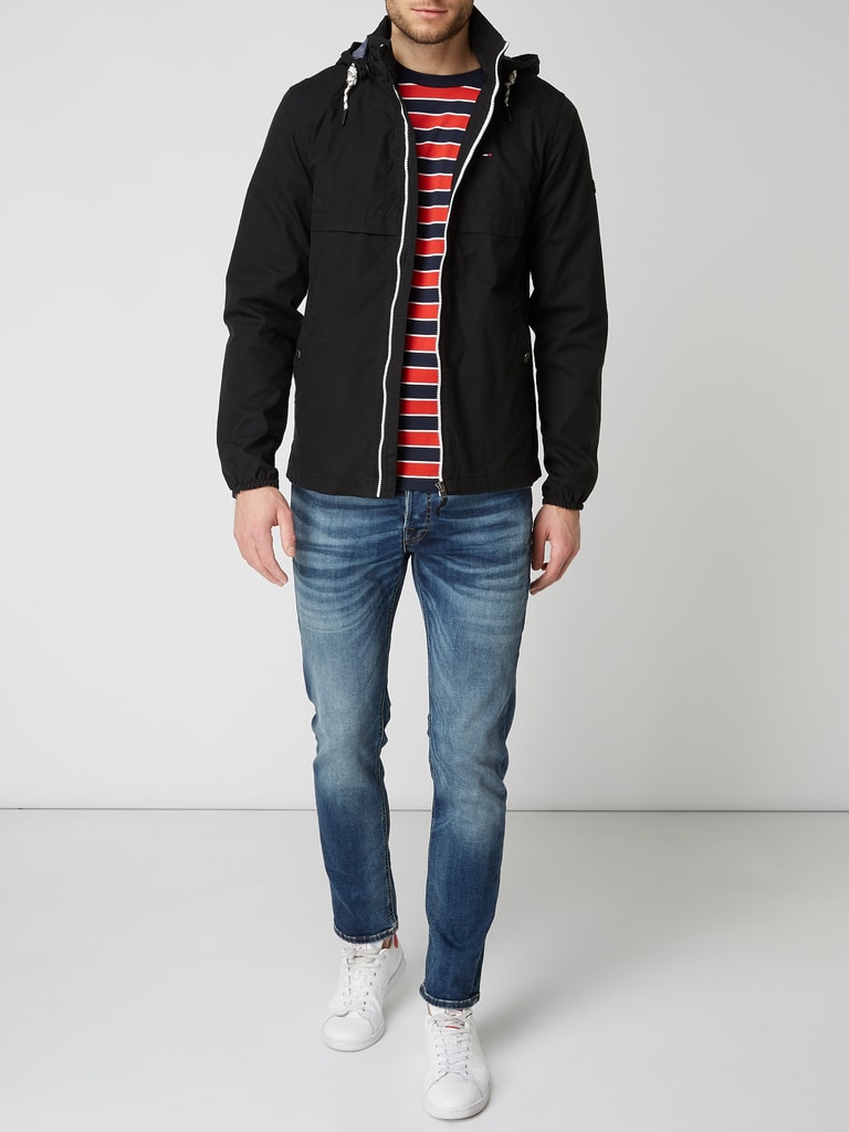 Tommy Jeans Jacke mit abnehmbarer Kapuze (black) online kaufen