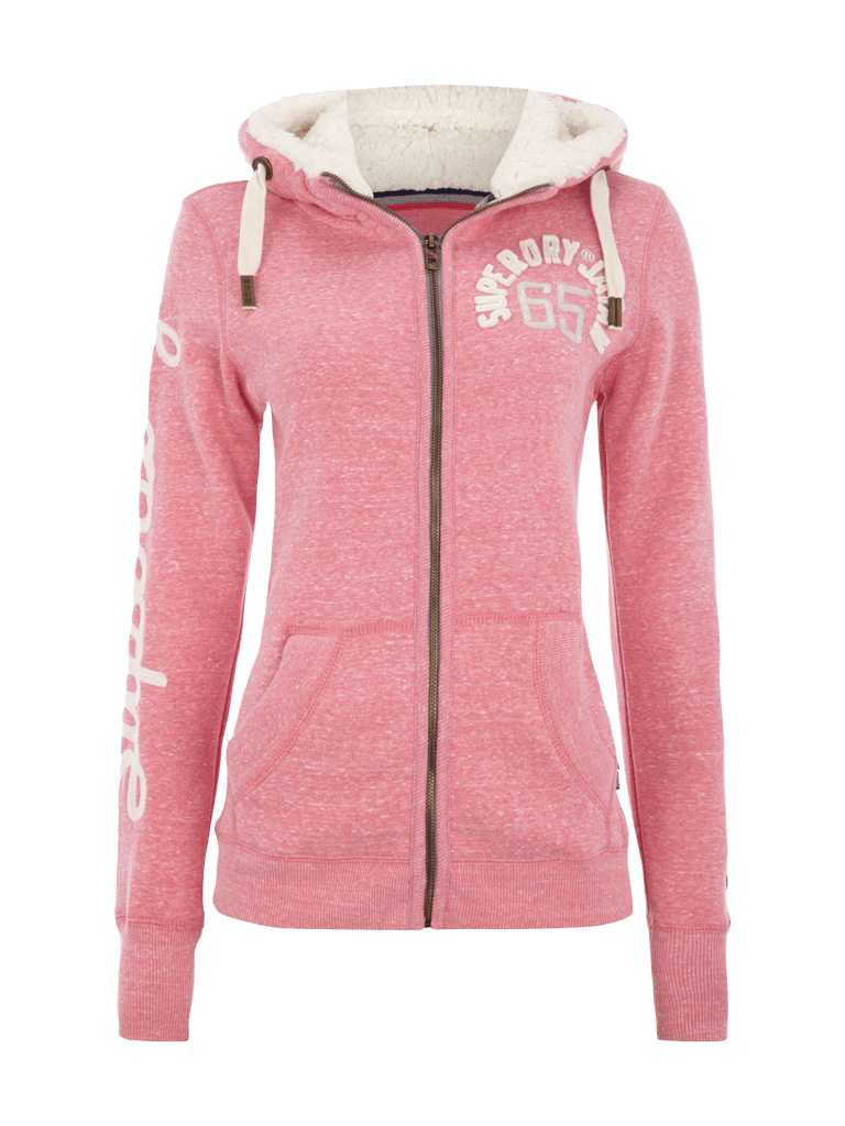 Superdry Kapuzenjacke Teddyfutter Superdry Kurz Geschnittene