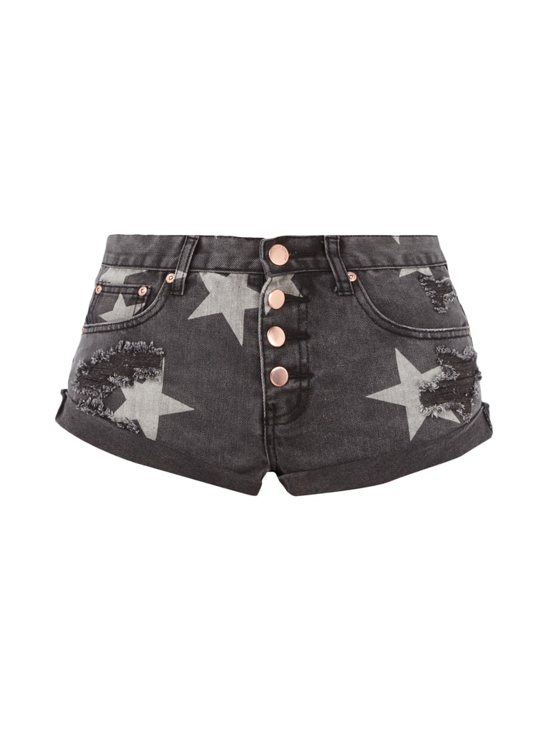 Glamorous 5-Pocket-Jeansshorts im Destroyed Look (black) online kaufen