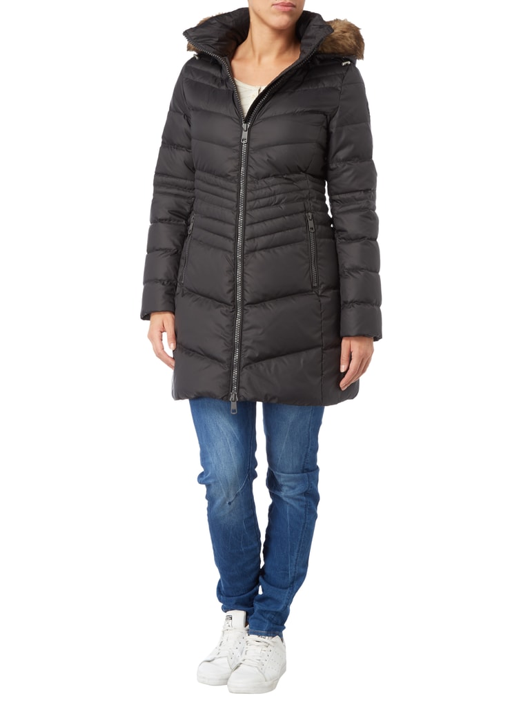 Tommy Hilfiger Daunenmantel mit abnehmbarer Kapuze (black) online 