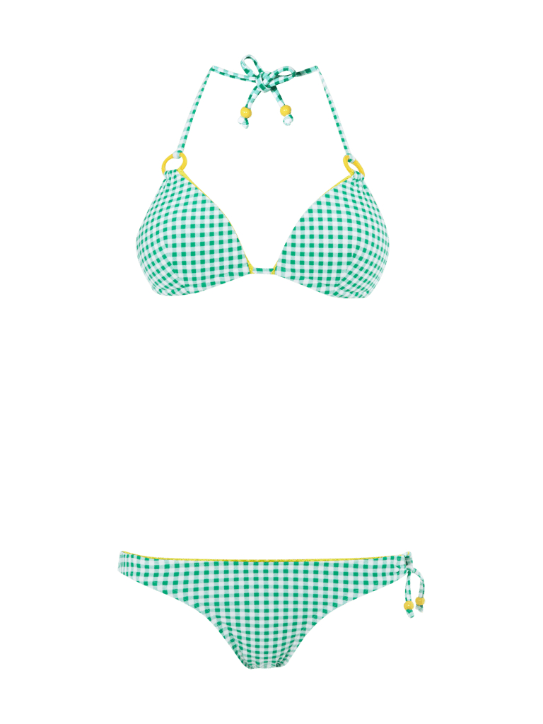 Esprit Bikini mit Vichy Karo (grün) online kaufen