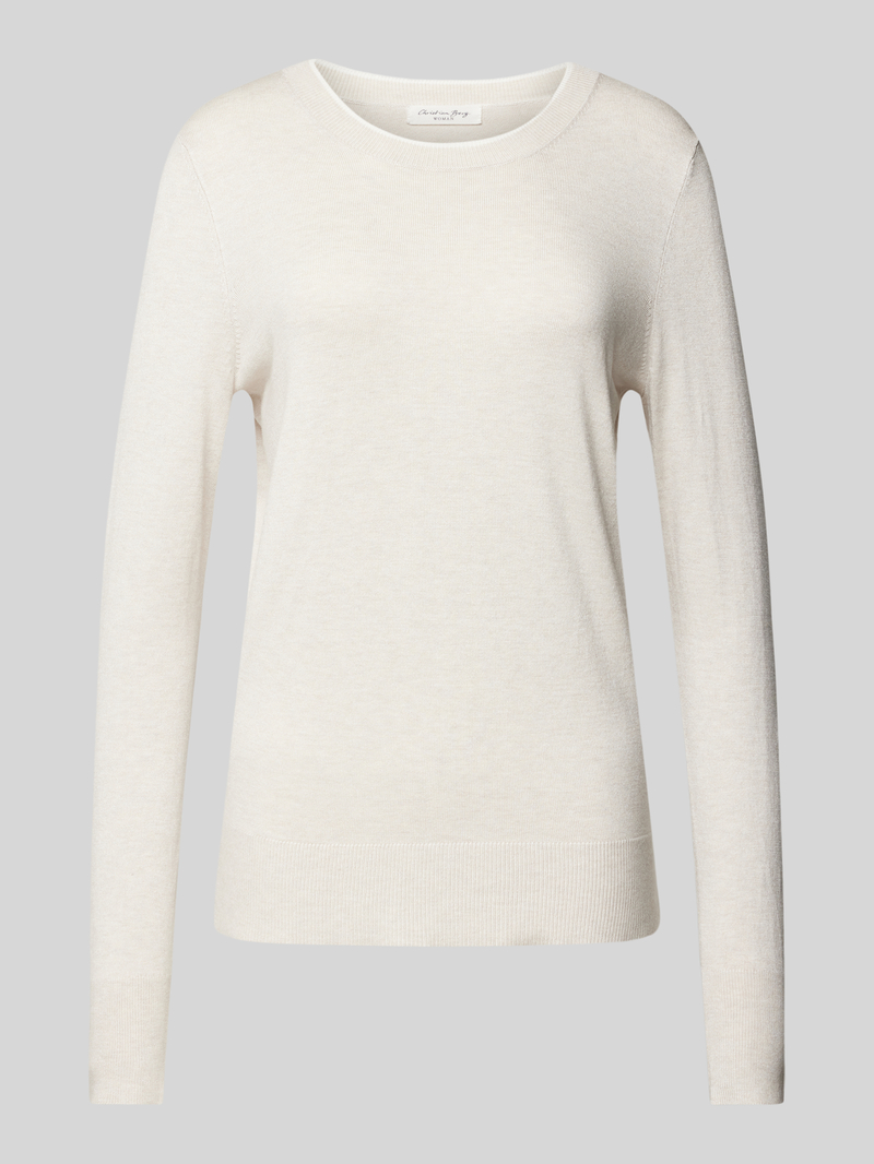 Christian Berg Woman Gebreide pullover met ronde hals