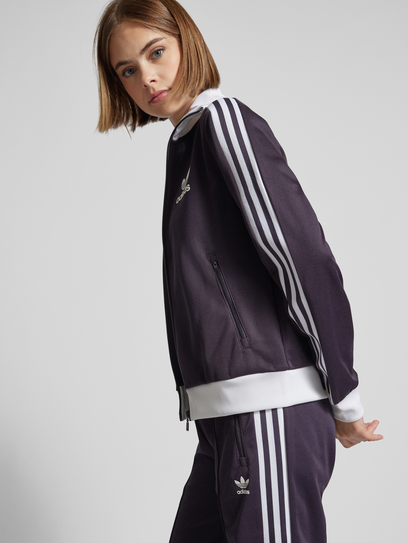 adidas Originals Sweatjack met opstaande kraag model 'BECKENBAUER'