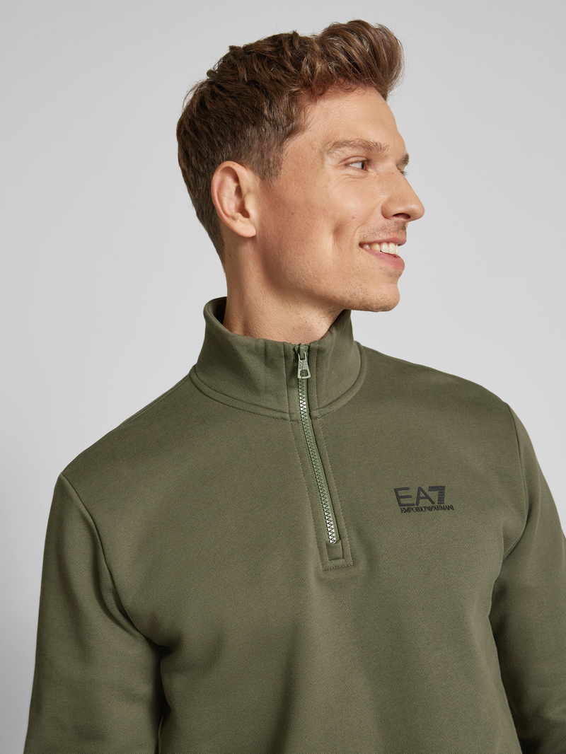 EA7 Emporio Armani Sweatshirt met schipperskraag