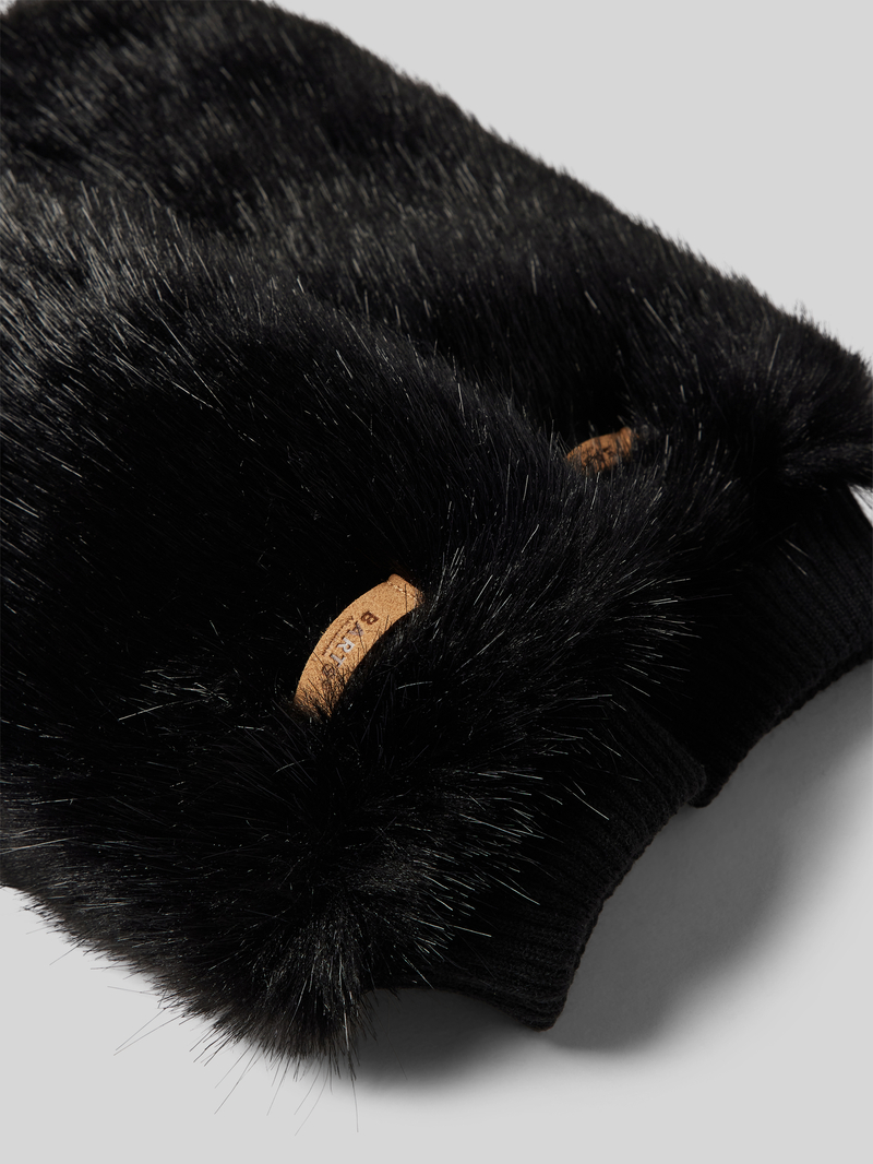 Barts Handschoenen met labeldetail model 'Fur Mitts'