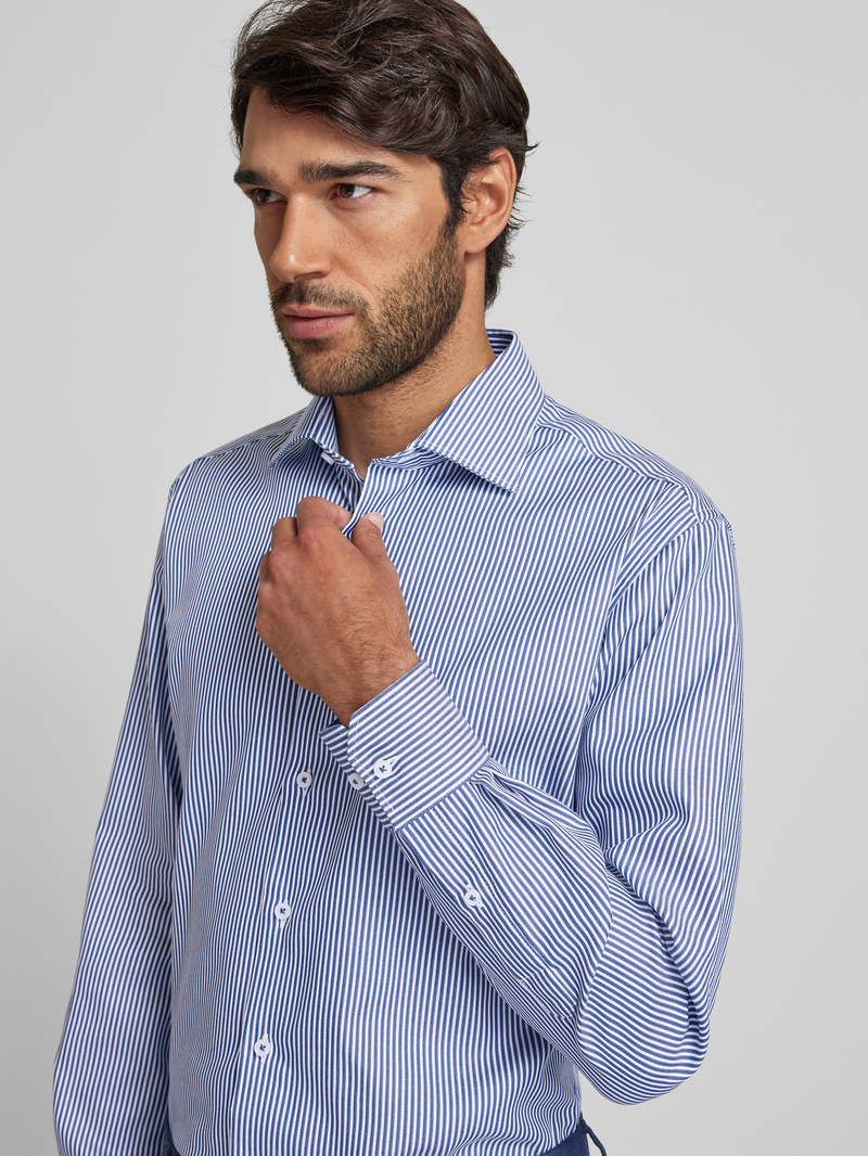 Eterna Regular fit zakelijk overhemd met new-kentkraag
