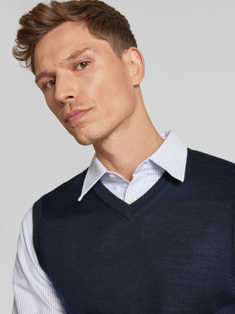 Christian Berg Men Spencer met V-hals