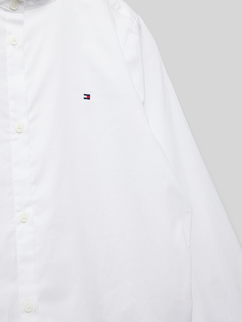 Tommy Hilfiger Teens Overhemdblouse met opstaande kraag