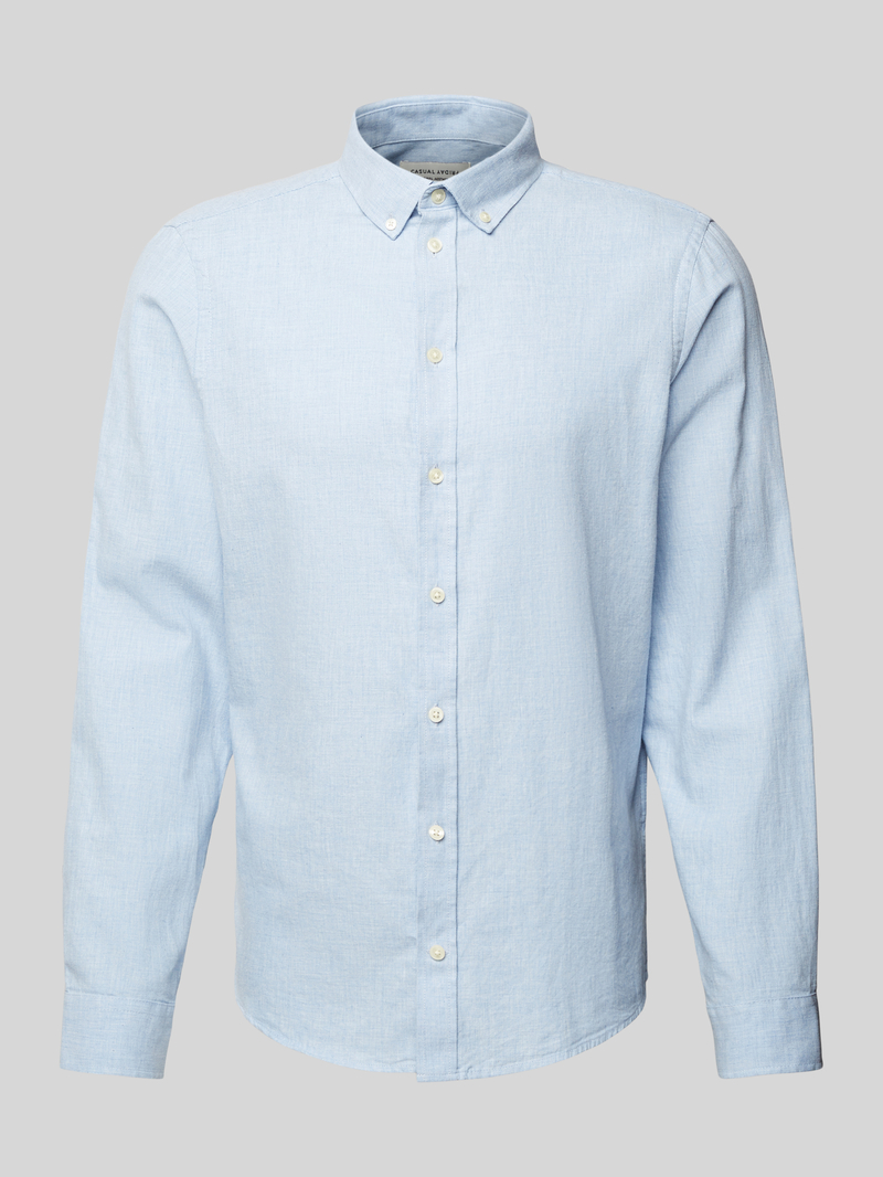 casual friday Regular fit vrijetijdsoverhemd met button-downkraag model 'ANTON'