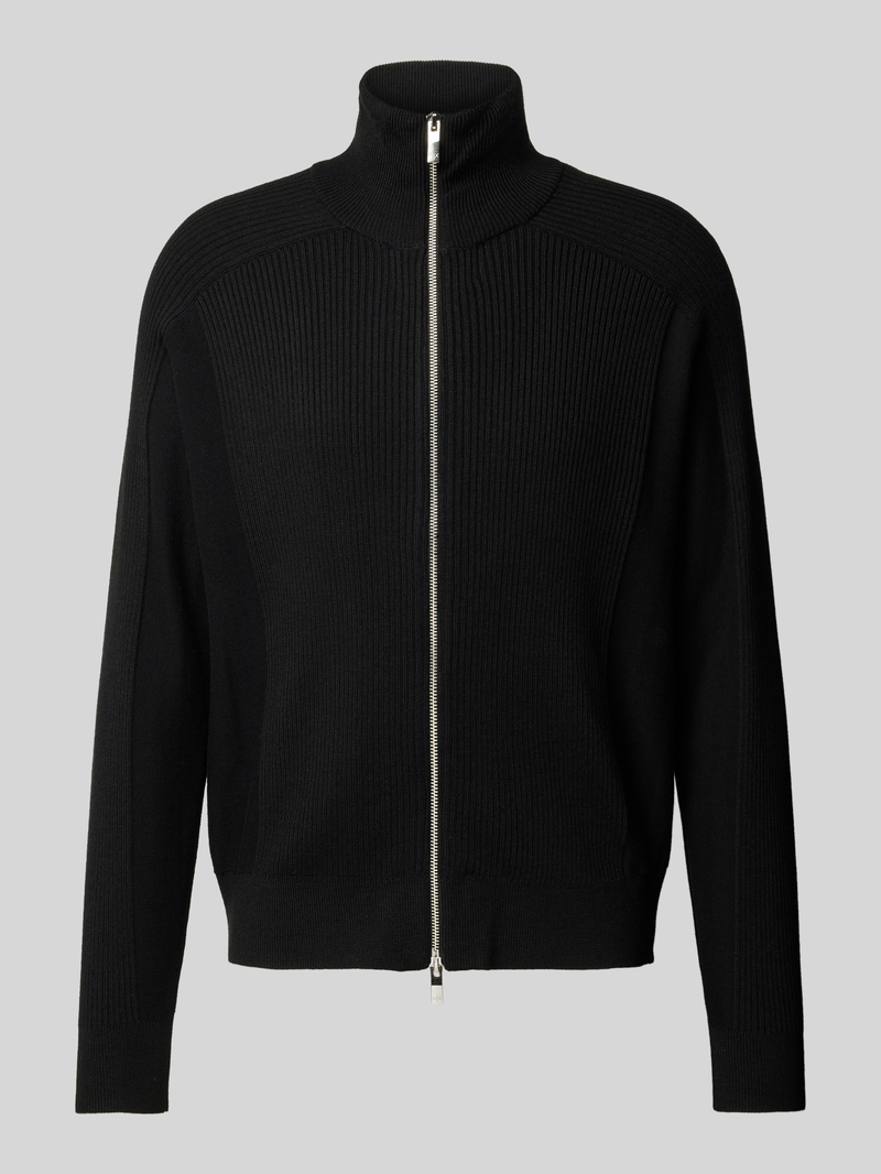 Armani Exchange Gebreid jack met scheerwol