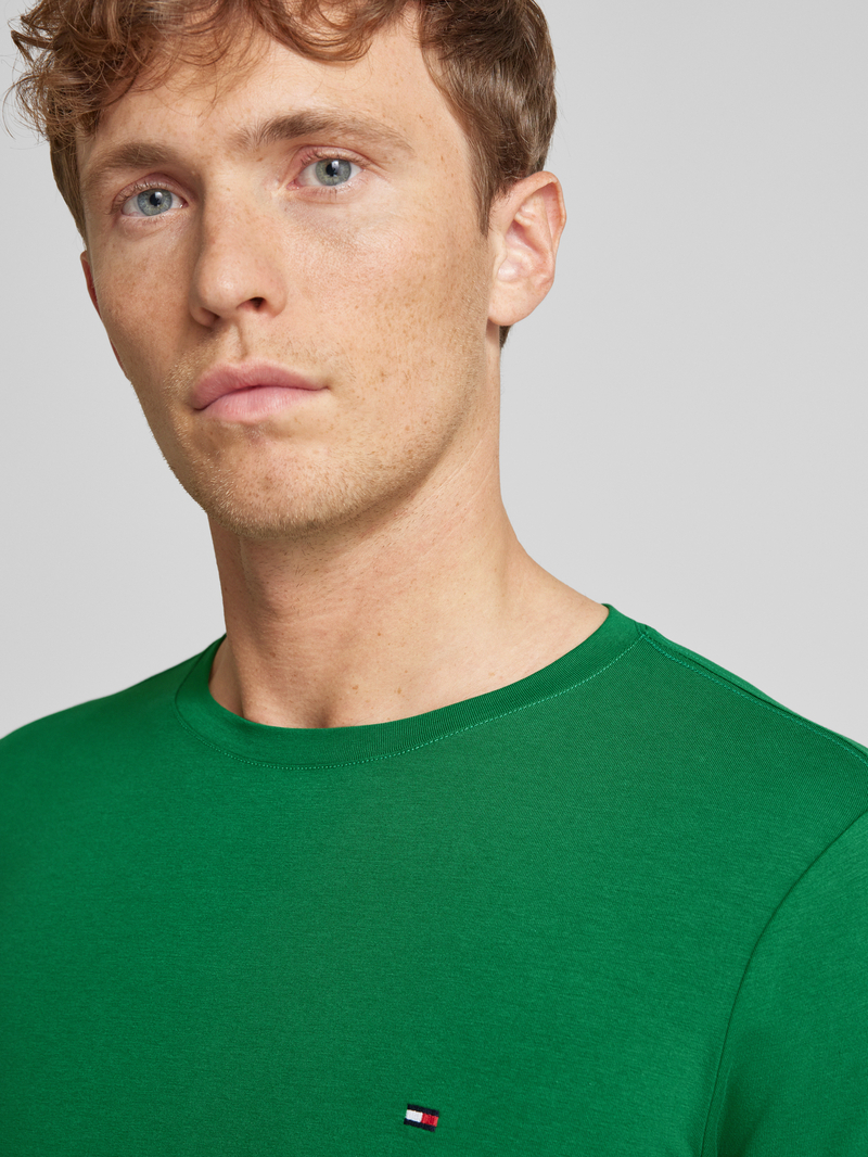 Tommy Hilfiger Slim fit T-shirt met ronde hals