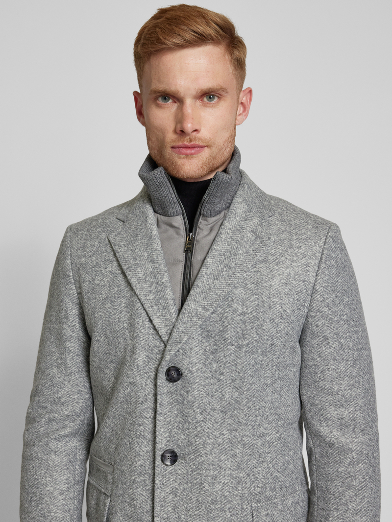 Boss Lange jas met col model 'Hyde'