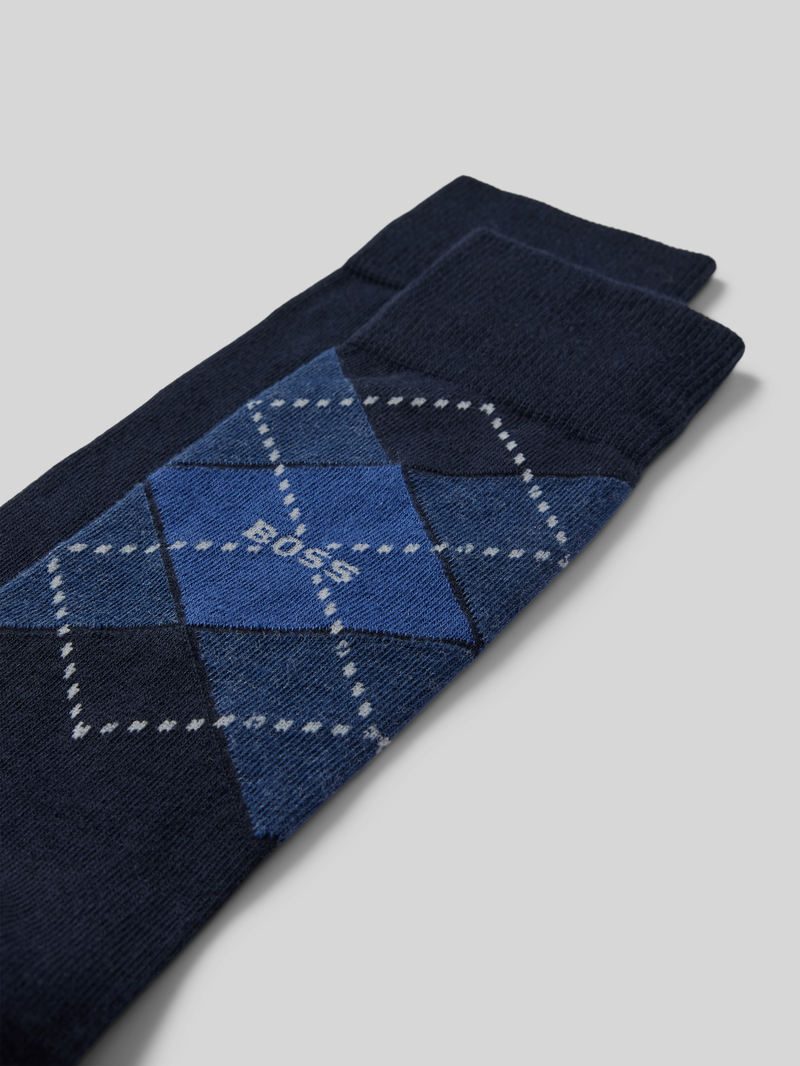 Boss Sokken met labeldetail in een set van 2 paar