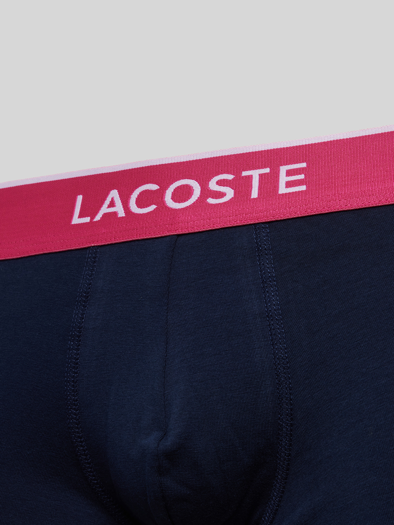 Lacoste Boxershort met elastische band met logo in een set van 3 stuks