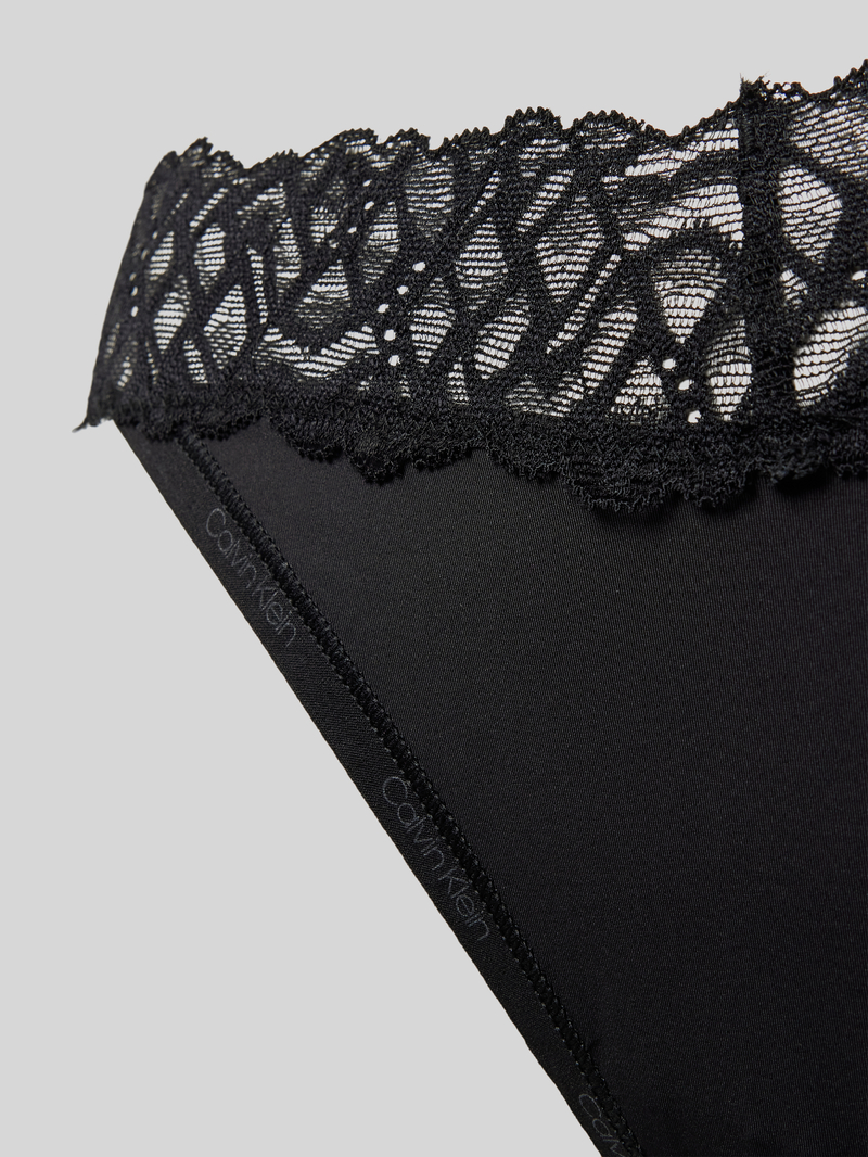Calvin Klein Underwear String met kantgarnering