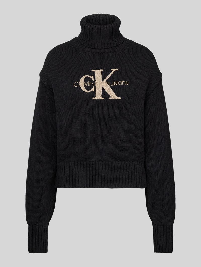 Calvin Klein Jeans Gebreide coltrui model 'CHENILLE'