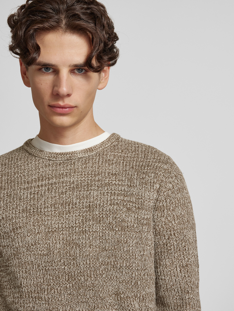jack & jones Gebreide pullover met ronde hals model 'LEWIS'