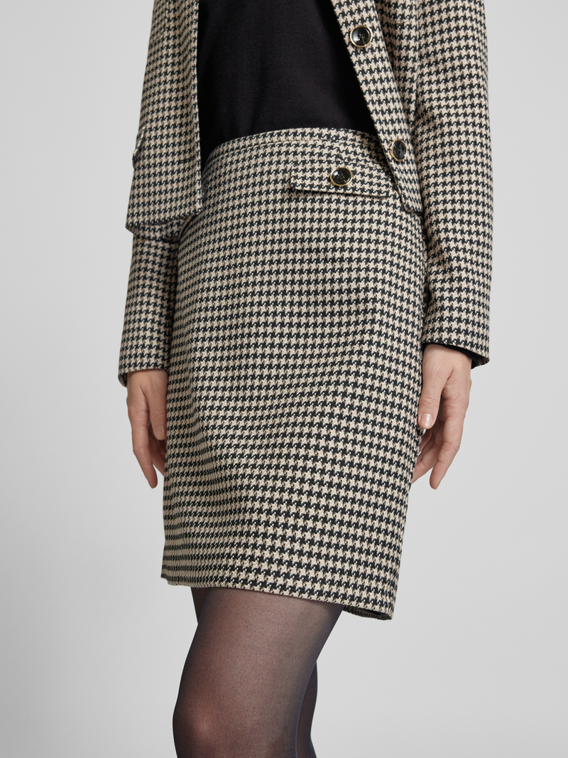 Christian Berg Woman Selection Knielange rok met sierzakken