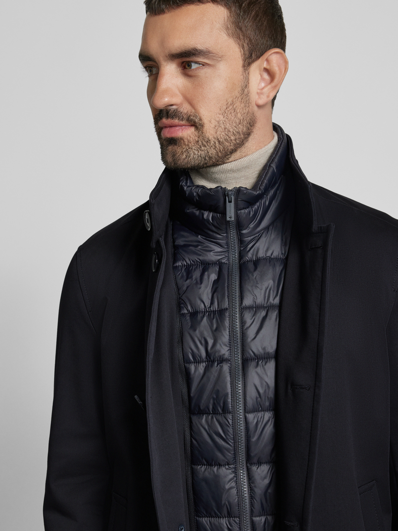 Strellson Lange jas met opstaande kraag model 'Finlay'