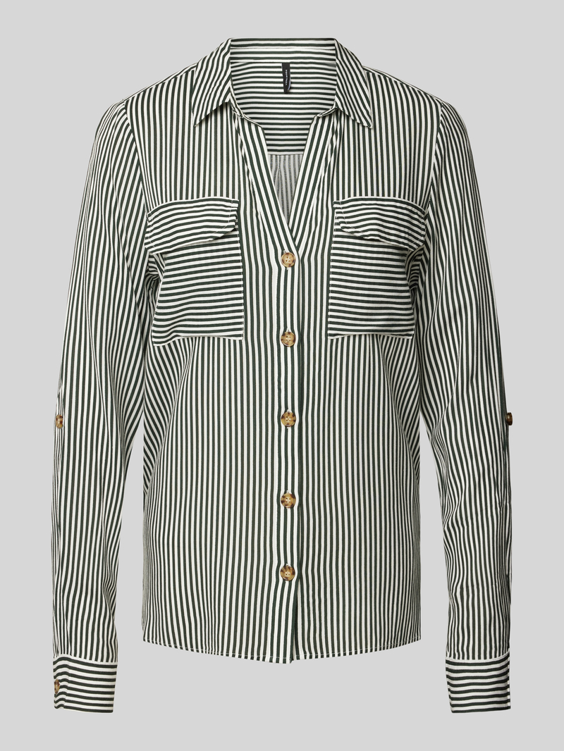 Vero Moda Overhemdblouse met knoopsluiting model 'BUMPY'