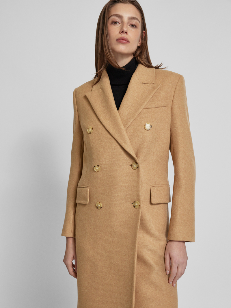 Boss Lange jas met klepzakken model 'Callaf'