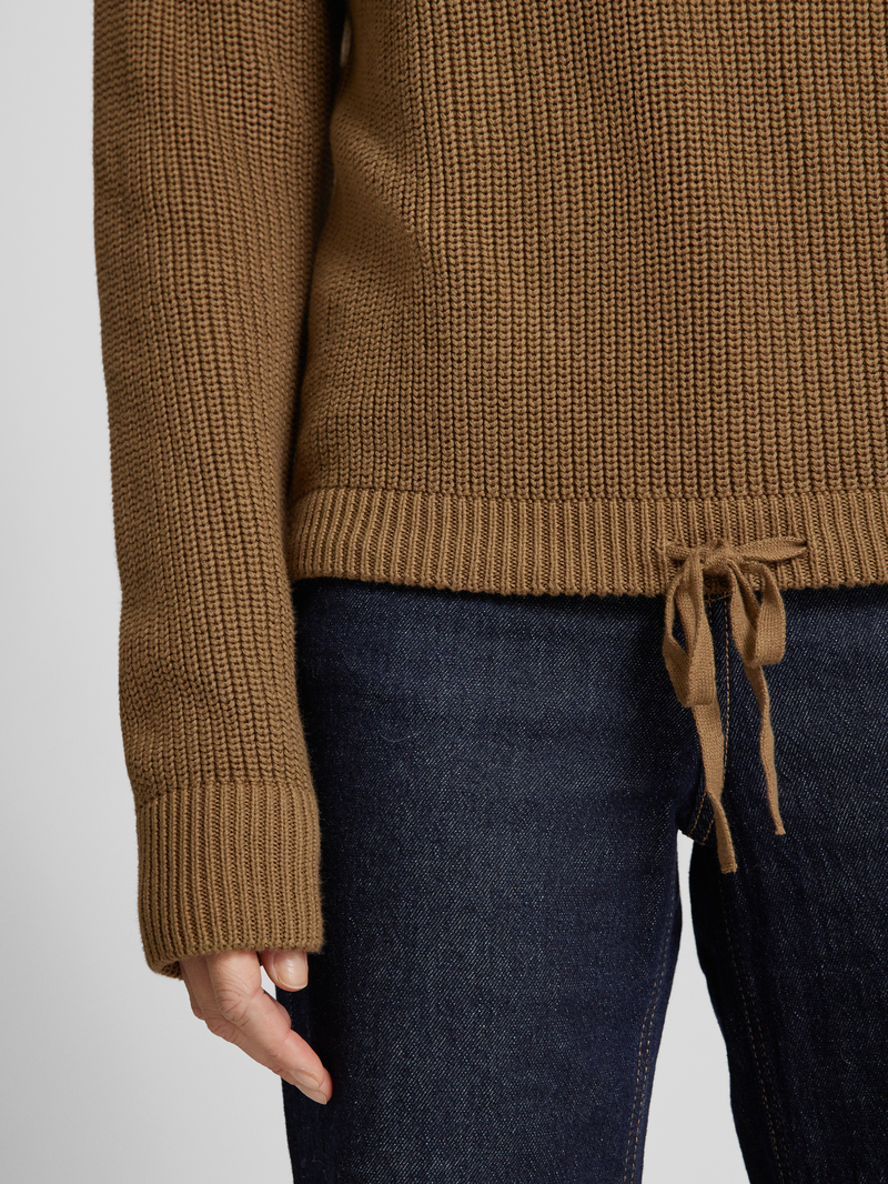 Jake*s Casual Gebreide pullover met strikdetail