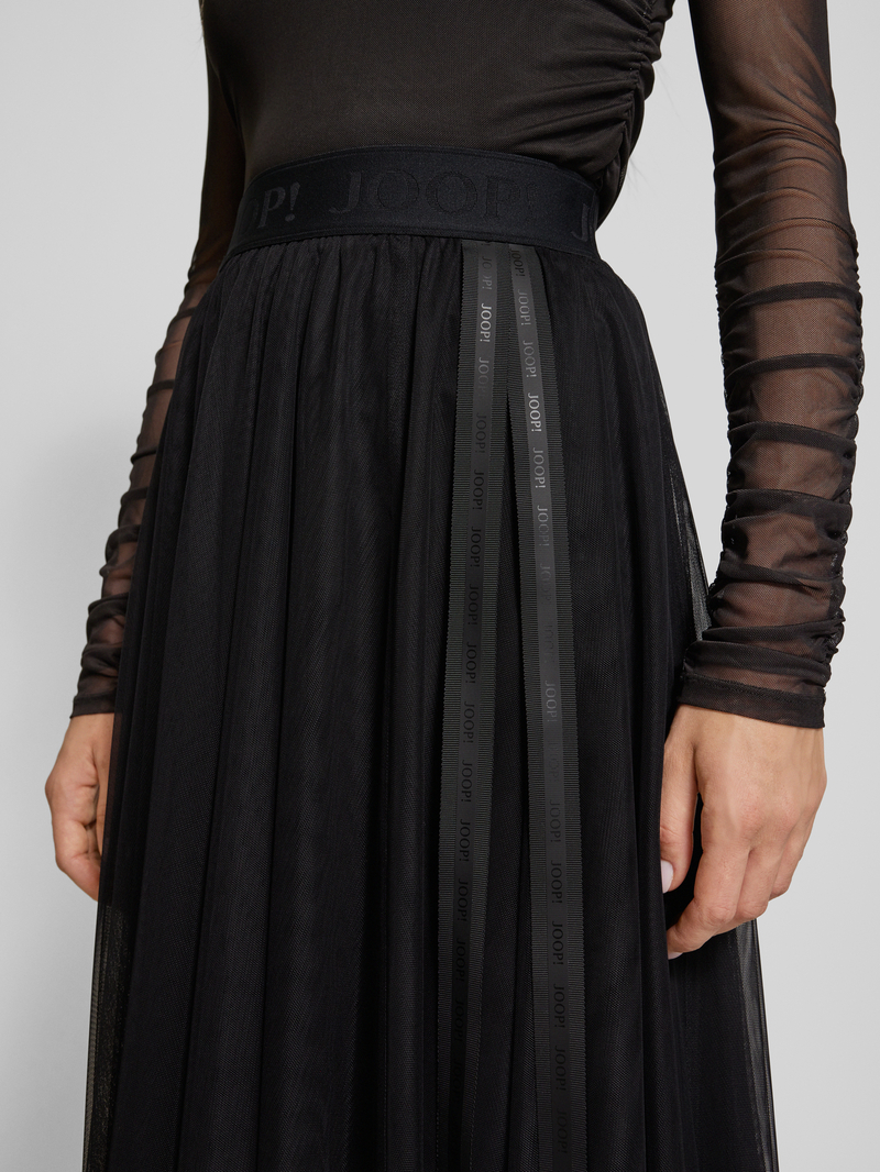 Joop! Midirok met plooien model 'Fridi'