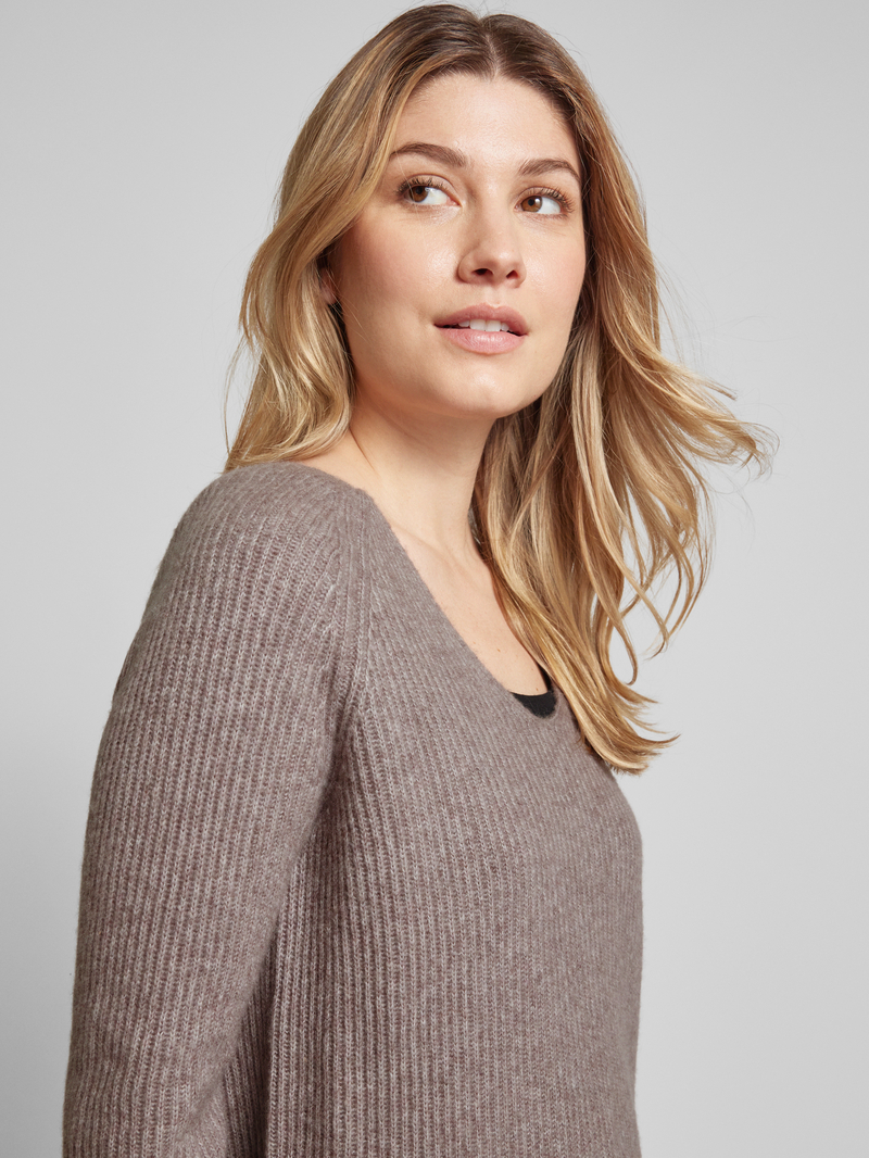 FYNCH-HATTON Gebreide pullover met V-hals