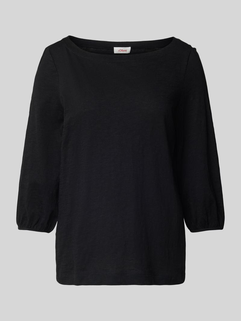 S.Oliver RED LABEL T-shirt met ronde hals en 3/4-mouwen